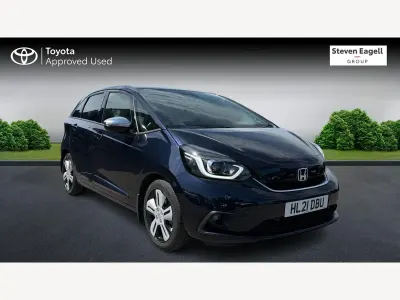 Used Honda Jazz Hybrid 109 HP (80 kW) 2021 Blue Hatchback