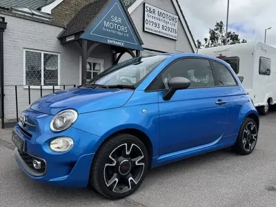 Używany Fiat 500 S 69 KM (50 kW) 2017 Niebieski Hatchback