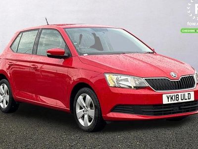 Red Used 2018 Skoda Fabia SE Hatchback | £9,199 (Fair price)