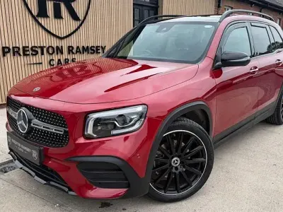 Used Mercedes GLB200 AMG line 163 HP (119 kW) 2022 Red SUV