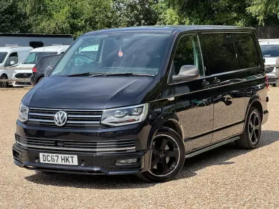 Used VW T6 Sportline 201 HP (147 kW) 2018 Black Van