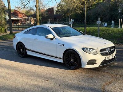 Used Mercedes E220 AMG line 2017 White Coupe