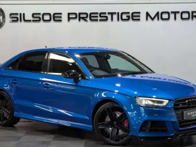 Used Audi A3 Black Edition 2019 Blue Sedan