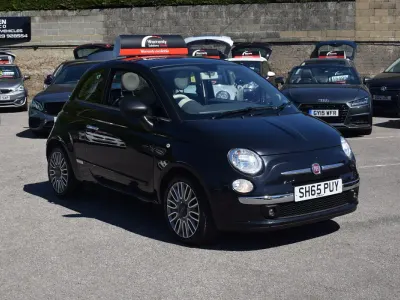 Used Fiat 500 S 69 HP (50 kW) 2015 Black Hatchback