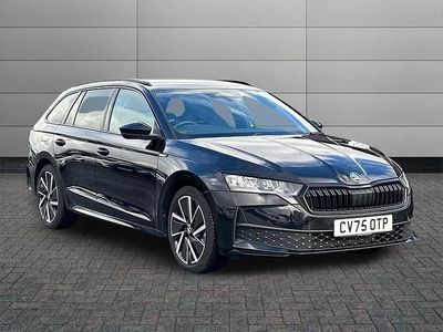 Used Skoda Octavia SportLine 150 HP (110 kW) 2025 Black magic pearl effect Estate
