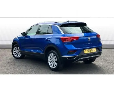 Used VW T-Roc SE 150 HP (110 kW) 2020 Blue SUV