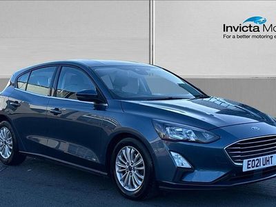 Blue Used 2021 Ford Focus Titanium Hatchback | £9,750 (Good price)