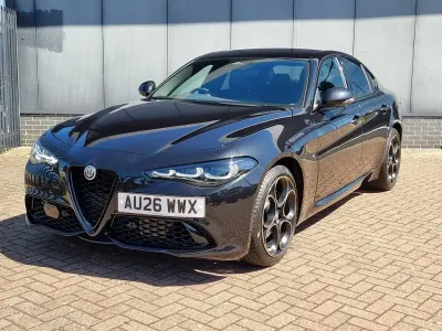 New Alfa Romeo Giulia Saloon 2026 Vulcano black Sedan