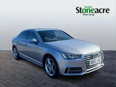 Usado Audi A4 S-Line 252 HP (185 kW) 2017 Prateado Sedan