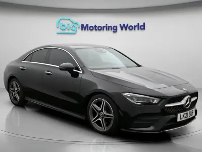 Used Mercedes CLA180 AMG line 134 HP (98 kW) 2021 Black Coupe