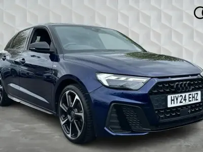 Used Audi A1 Sportback Black Edition 2024 Navarra blue Hatchback