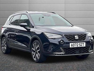 Used Seat Arona FR 110 HP (80 kW) 2022 Sphalt blue with grey roof SUV