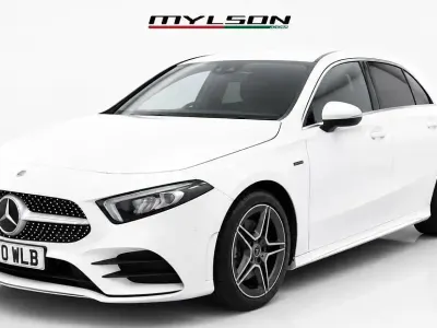 Used Mercedes A250 AMG line 2021 White Hatchback