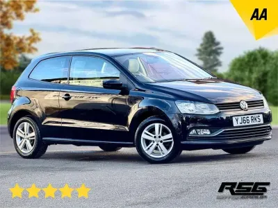 Begagnad VW Polo Edition 60 HK (44 kW) 2017 Svart Halvkombi