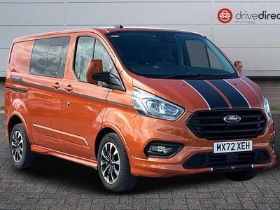 Used Ford Transit Custom Sport 170 HP (125 kW) 2022 Orange Van