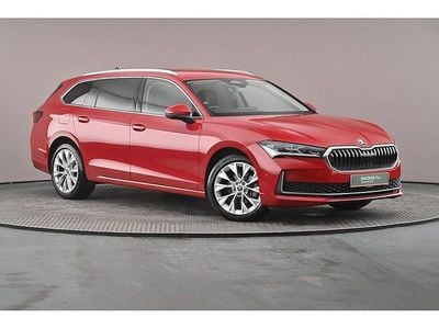 Used Skoda Superb SE L 110 HP (80 kW) 2025 Carmine red metallic Estate