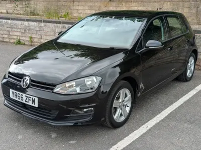 Used VW Golf VII Edition 125 HP (91 kW) 2016 Black Hatchback