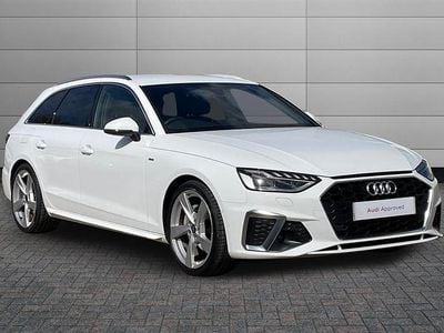 Used Audi A4 S-Line 204 HP (150 kW) 2024 White Estate