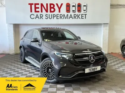 Used Mercedes EQC400 AMG line 300 kW (408 HP) 2022 Grey SUV