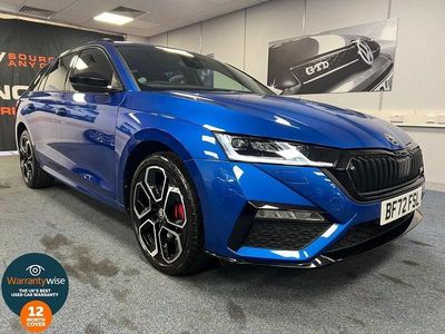 Used Skoda Octavia vRS 2022 Blue Estate