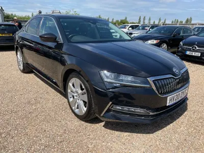 Used Skoda Superb SE L 218 HP (160 kW) 2020 Black Hatchback