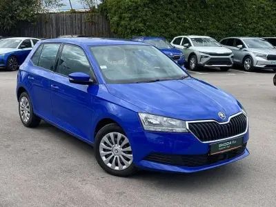 Used Skoda Fabia 70 HP (51 kW) 2020 Blue Hatchback
