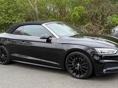 Used Audi Cabriolet S-Line 190 HP (139 kW) 2019 Black Cabriolet