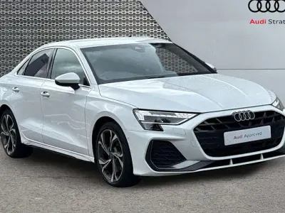 Used Audi A3 S-Line 116 HP (85 kW) 2024 White Sedan