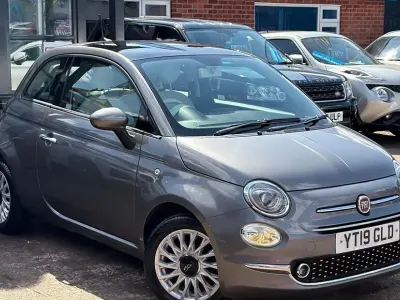 Used Fiat 500 Lounge 69 HP (50 kW) 2019 Grey Hatchback