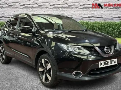 Used Nissan Qashqai N-Connecta 110 HP (80 kW) 2017 Black SUV