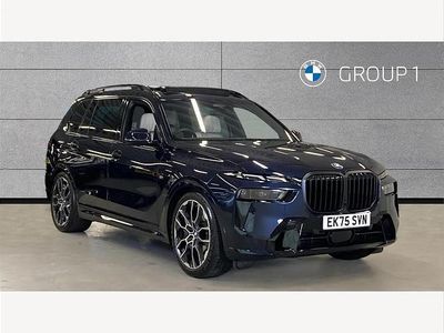 Black Used 2025 BMW X7 M Sport SUV | £83,950 (Expensive)