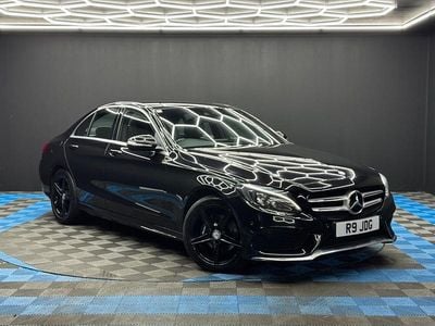 Used Mercedes C220 AMG line 2014 Black Sedan