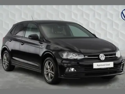 Used VW Polo R-line 115 HP (84 kW) 2020 Black Hatchback