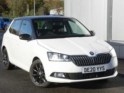 Used Skoda Fabia Colour Edition 70 HP (51 kW) 2020 Candy white black magic pearl effect Hatchback