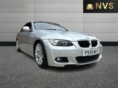 Begagnad BMW 320 Cabriolet M Sport 2009 Silver Cab