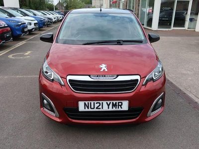 Used Peugeot 108 Allure 71 HP (52 kW) 2021 Red