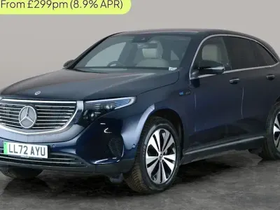Begagnad Mercedes EQC400 300 kW (408 HK) 2022 Blå SUV