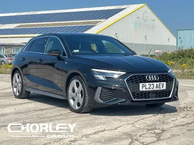 Used Audi A3 Sportback S-Line 110 HP (80 kW) 2023 Black Hatchback