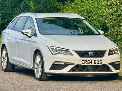 Used Seat Leon FR 180 HP (132 kW) 2018 White Estate