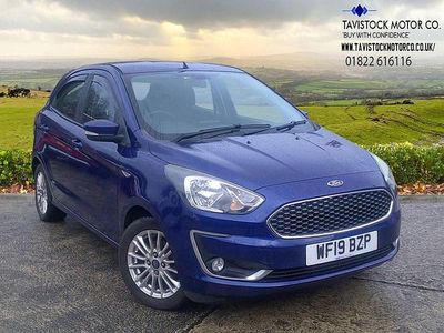 Used Ford Ka Plus Zetec 85 HP (62 kW) 2019 Blue Hatchback