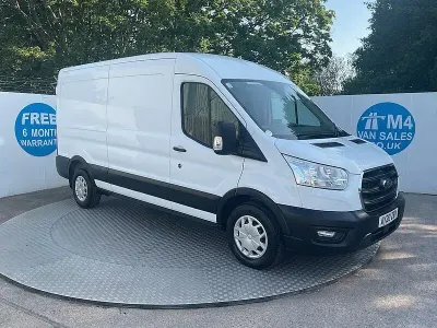 Used Ford Transit Trend 130 HP (95 kW) 2020 White Van