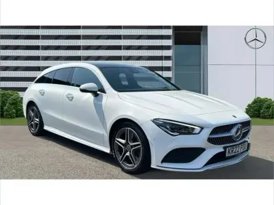 Used Mercedes CLA250 AMG Line Premium Plus 224 HP (164 kW) 2022 Blue Coupe
