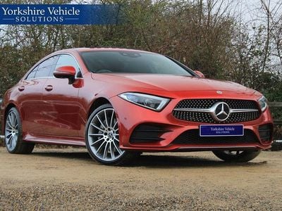 Red Used 2018 Mercedes CLS400 AMG Line Premium Plus Coupe | £26,489 (Fair price)