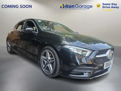 Used Mercedes A200 AMG line 2019 Black Hatchback
