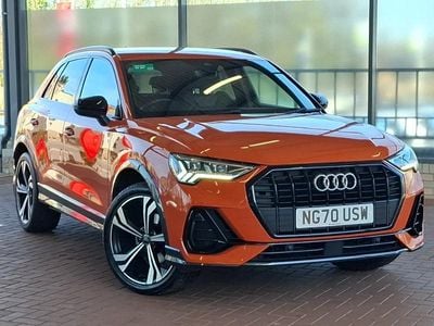 Begagnad Audi Q3 S-Line 150 HK (110 kW) 2020 Orange SUV