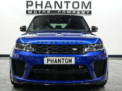 Used Land Rover Range Rover Sport SVR 575 HP (422 kW) 2019 Blue SUV