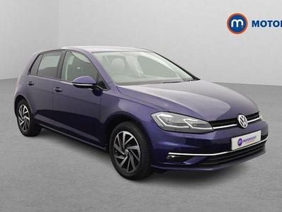 Used VW Golf VII Edition 150 HP (110 kW) 2019 Blue Hatchback