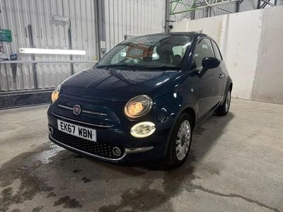 Used Fiat 500 Lounge 69 HP (50 kW) 2017 Blue Hatchback