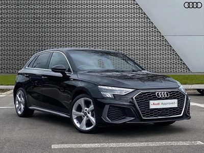 Used Audi A3 S-Line 147 HP (108 kW) 2023 Black Sedan