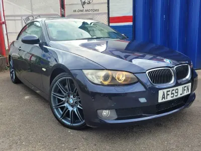 Usado BMW 330 Cabriolet Advantage 2009 Azul Descapotable
